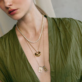 'BE BRAVE' Gold Tennis Necklace - Ibiza Passion