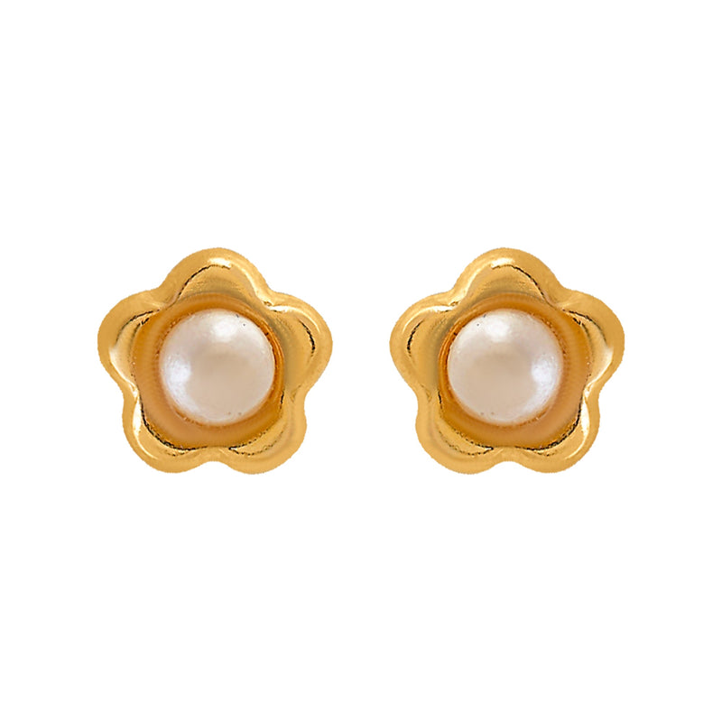 Flower & Pearl Baby earrings - Ibiza Passion