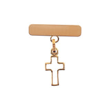 Plaque and Cross Baby Pin - Ibiza Passion