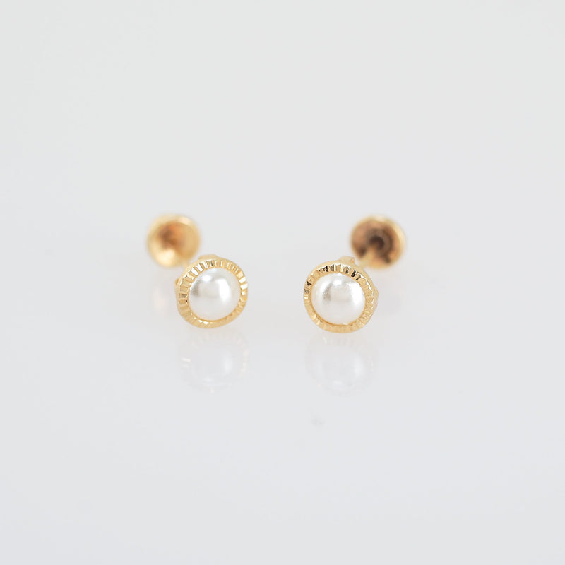 'ROONI' Pearl Baby Earrings - Ibiza Passion