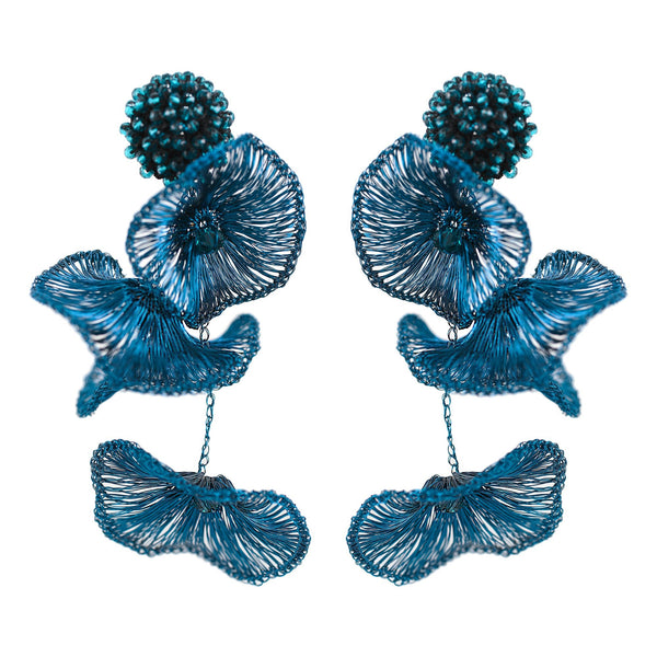 'BLUE ORCHID' EARRINGS - Ibiza Passion
