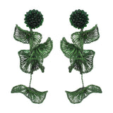 'GREEN ORCHID' EARRINGS - Ibiza Passion