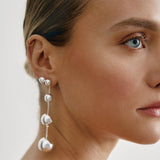 'GROW' Detachable Earrings - Silver - Ibiza Passion