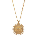 'KEEP GOING' Medallion Necklace - Ibiza Passion
