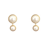 'LEXA' Classic Shell Pearls Earring - Ibiza Passion