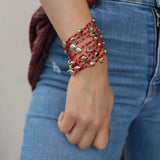 'LILI' Crystal Bracelet - One Bead- - Ibiza Passion