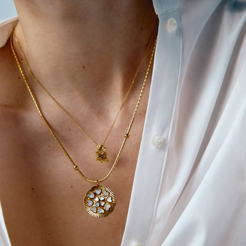 'MIDAS' Gold Nugget Necklace - Ibiza Passion