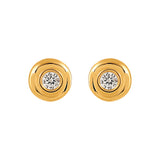 Round Baby Earring with CZ - Ibiza Passion