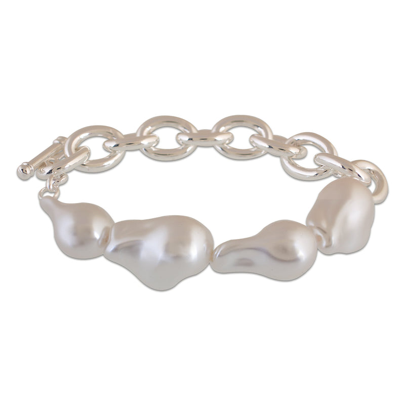 'SERENA' Chain & Pearls Bracelet - Ibiza Passion