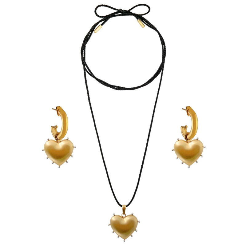 Two Set SPIRIT Necklace and GRATITUDE Hoop - Ibiza Passion